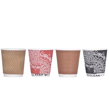 ripple Paper coffee cups in bulk